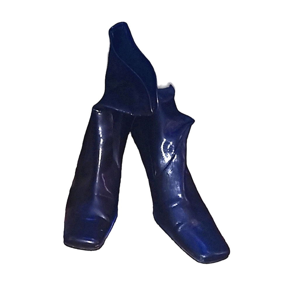 Leather Black Boots Size 10